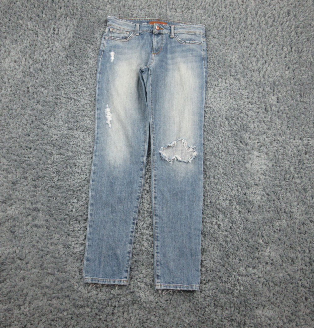 Joe's Jeans Womens 27 Blue Weathered Denim Skinny Ankle 30x29*
